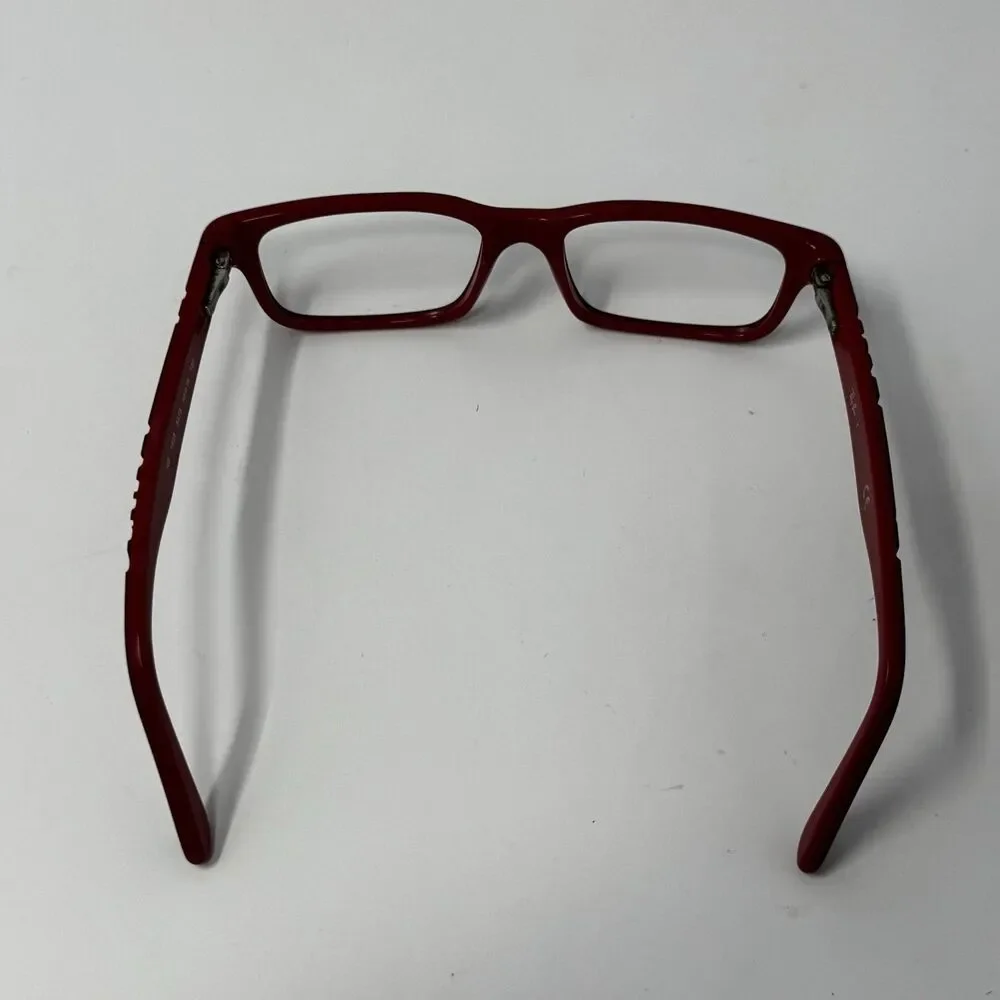 Ray-Ban RB1535 3573 Kids Eyeglass Frames Black On Red 48-16-130 Authentic